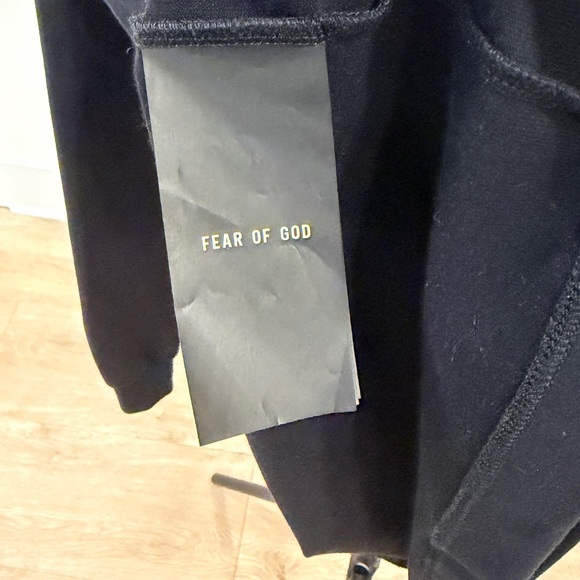 Fear of God Eternal Heavy Long Sleeve T Shirt Black Mens Medium NWT - Picture 13 of 15